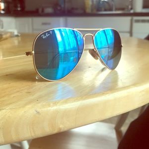 Ray Ban Blue Polarized Aviator